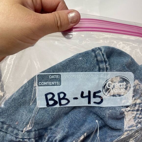 5 for $25🔥Vintage Denim Ruched Bucket Hat One Size - Picture 5 of 5